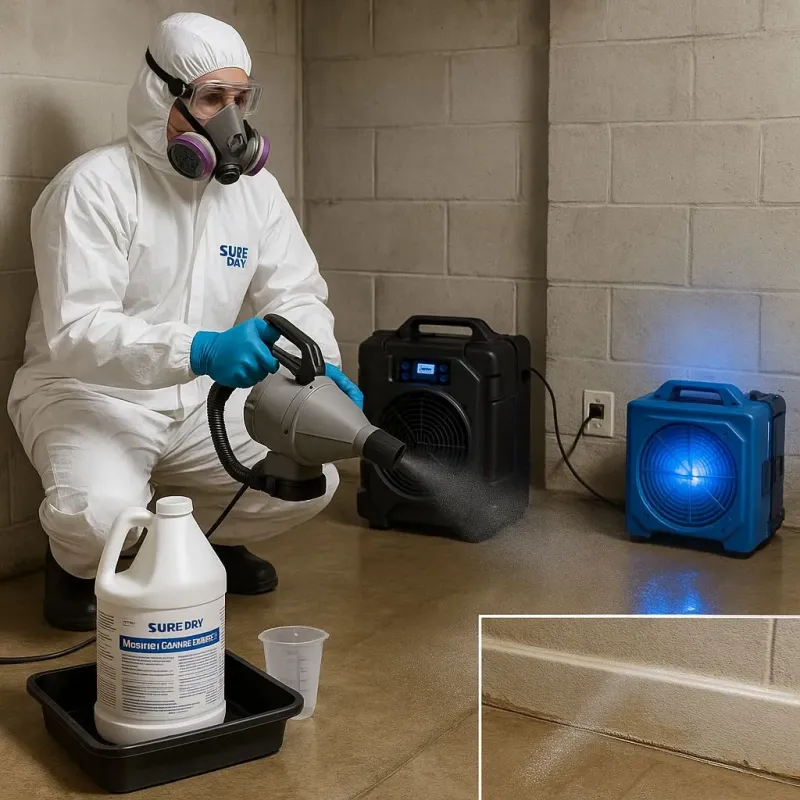 Sanitization and Odor Removal process in Sweet Springs, MO